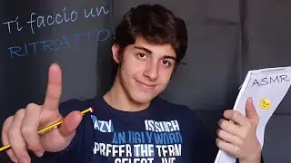 Ti faccio un ritratto ASMR 📝