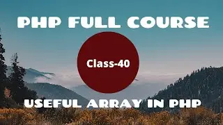 PHP Programming Language Tutorial - Full Course | Procedural PHP Tutorial For Beginners PHP-2021