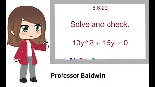 Solve and check. 6.6.29