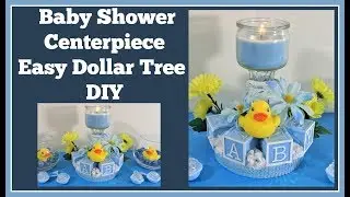 Baby Shower Centerpiece 🍼 Dollar Tree DIY