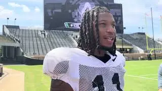 Purdue safety Antonio Stevens 8/14 media availability