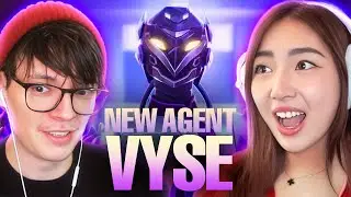 I PLAYED THE NEW VALORANT AGENT VYSE !!
