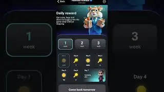 Hamster Kombat update on new daily rewards