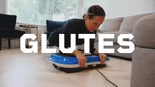 Whole Body Workout Vibration Fitness Platform with Loop Bands