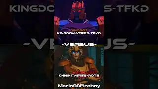 DINOBOT KINGDOMVERES-TFKD 🆚 ARCEE KNIGHTVERES-ROTB #transformers #edit