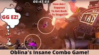 Oblina Has An Insane Combo Extender That You Missed In Nickelodeon All Star Brawl