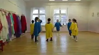 Lemniskaten-Kette wechselnde Führung. Eurythmie
