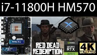 Red Dead Redemption 1 XENIA 1440p  RTX 3070TI intel i7-11800H 4.6 GHz HM570 chinese motherboard