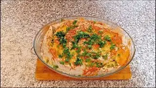 Фарш в лаваше. Вкусный ужин!