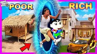 GTA 5 POOR Vs RICH In GTA 5! SHINCHAN BECAME HOMELESS In GTA 5 GTA 5 IN TAMIL