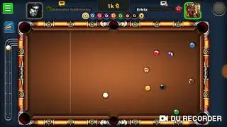 Golden break in 9 ball pool in uncomfortable ball