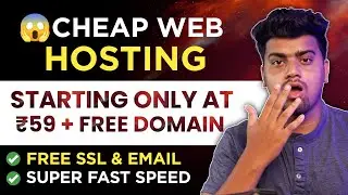 😱Cheap Web Hosting Offer🔥Web Hosting Starting At ₹59 + Free Domain || Best Web Hosting Offer