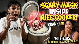 MASKARA INSIDE RICE COOKER PRANK | MASKARA PRANK HALLOWEEN GONE WRONG