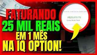25 MIL DE LUCRO EM UM MÊS OPERANDO NA IQ OPTION