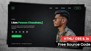HTML and CSS Projects for beginners with Source Code || Website using HTML/CSS and Java Script