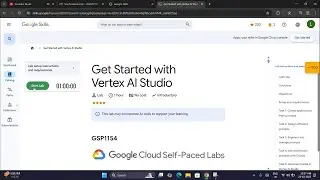 Get Started with Vertex AI Studio: Complete Lab GSP1154 Walkthrough (Google Cloud Skills Boost)