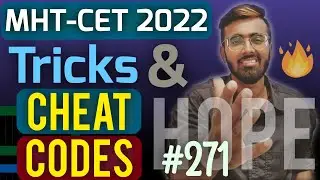 (Tricks) Previous Year Questions Of MHT-CET🔥🔥🔥| Tricks & Cheat Codes 
