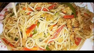 Spaghetti | Spaghetti recipe |  Spaghetti with chicken | best way to cook spaghetti | FFT Services |