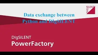 Data exchange between Python and DIgSILENT