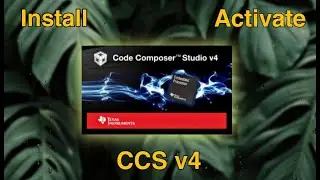 install and activate / تثبيت و تفعيل : code composer studio v4