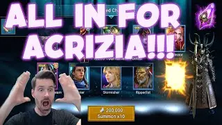 Going all in for Acrizia! x10 on Voids - Raid Shadow Legends 