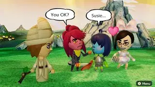 3 minutes and 59 seconds of kris and susie being airheaded gays in miitopia