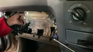 Cabin filter housing modification for a Toyota Probox