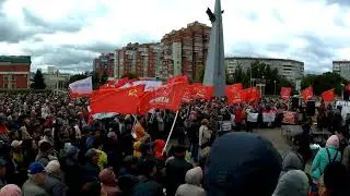 Митинг в Омске 2 сентября 2018 (Против повышения пенсионного возраста) Часть 2
