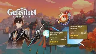 Genshin Impact - Zhongli Physical DPS. Eon HP % or ATK % Comparison