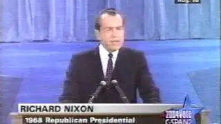 1968 Richard Nixon Republican Convention Acceptance Speech