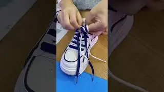 Perfect way to tie a shoe laces/ how to tie shoelaces 