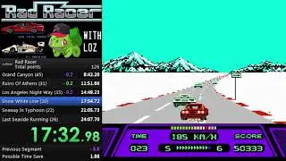 Rad Racer (NES) Speedrun 23:57.85 with 67,821 Points (Time WR)
