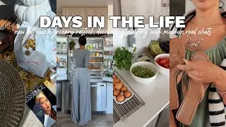 vlog: new fall decor, grocery restock, decorating, playing with makeup, real chats