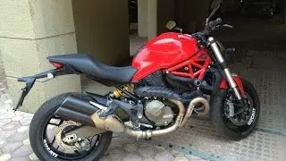 Ducati Monster 821 stock exhaust