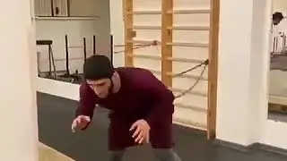 Тренировка Абдулрашида Садулаева
