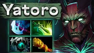 Яторо на Террорблейде с огромным фармом! - Yatoro Terrorblade 7.35 DOTA 2