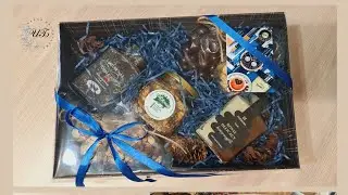 Подарочный бокс для мужчины своими руками.