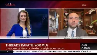 Ulusal Kanal | Prof. Dr. Ali Murat Kırık | Threads, Türkiye'de geçici olarak kapanıyor!