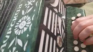 Шел казак на побывку домой., на гармони
