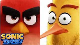 Angry Birds characters Unlocked In Sonic Dash