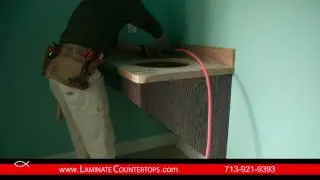 Laminate Countertops | How to install laminate on a vanity countertop?
