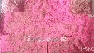 Fresh gym chalk blocks and holi powder homemade 🩷🤍 #freshgymchalk #asmrsounds #crunchyasmr