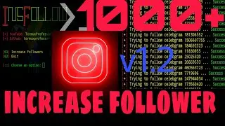 Increase Instagram Follower 2022 | termux | for free | no ban 100% work