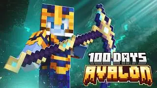 I Spent 100 Days in AVALON Minecraft RPG
