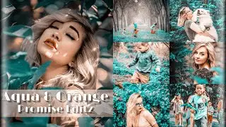 Lightroom Aqua and Orange Premium Preset || Lightroom Mobile Preset || Premium Preset