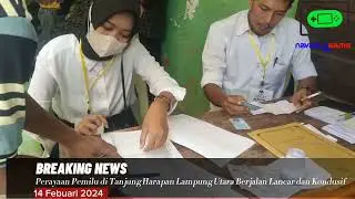 Perayaan Pemilu di Tanjung Harapan Lampung Utara Berjalan Lancar dan Kondusif