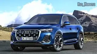 Авто обзор - Обновленный Audi Q7 2025 засияет ярче со вторым фейслифтингом
