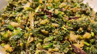 Moringa leaves vorta. The best way to cook moringa leaves. it's so tasty .