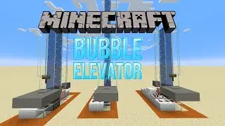 How To Make A Redstone Bubble Elevator In Minecraft! 1.19+