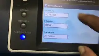 Xerox Workcentre IP address Configure (network printer)